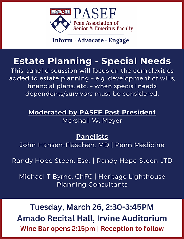 Estate Planning - Special Needs