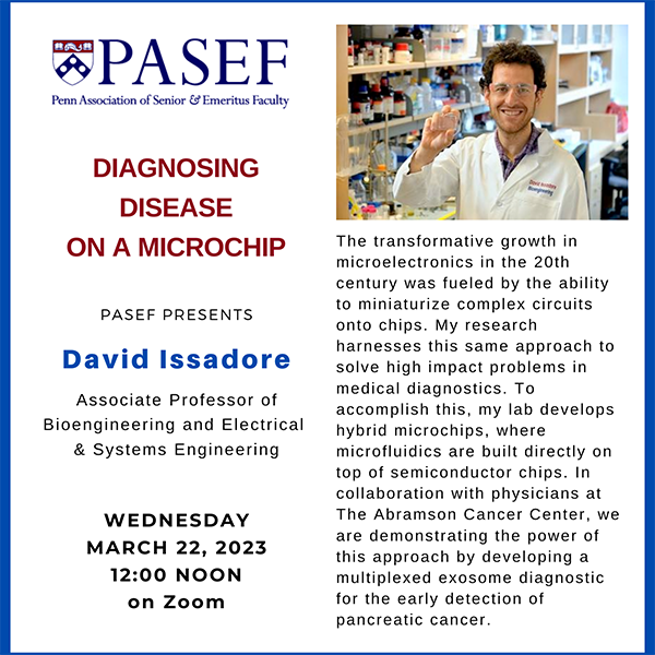 David Issadore, Diagnosing Disease on a Microchip