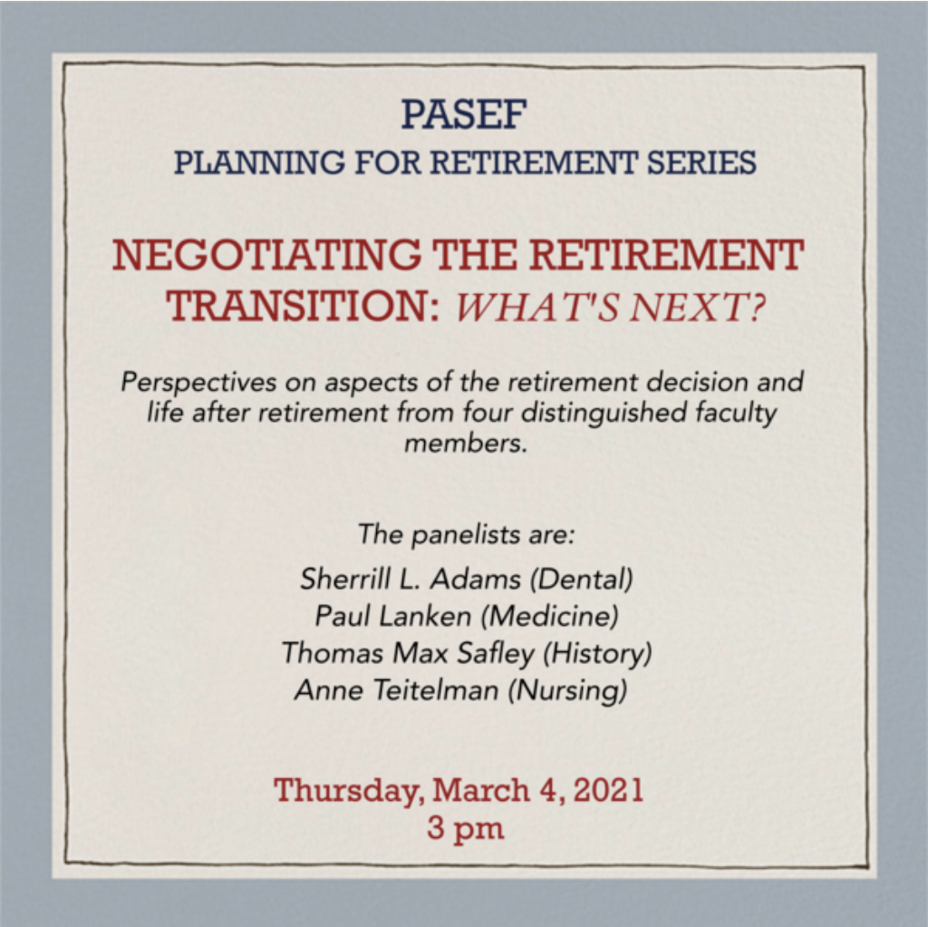 Negotiating the Retirement Transition