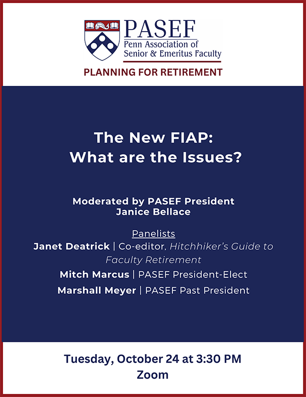 The New FIAP: What are the Issues?