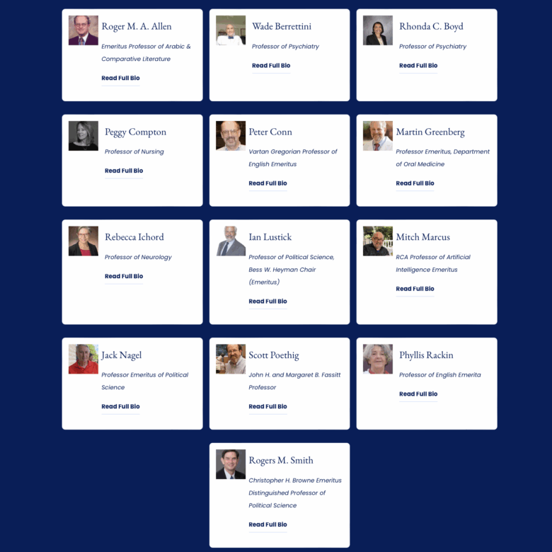 Speaker Bureau members