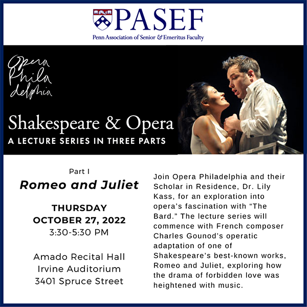 Shakespeare & Opera, Romeo and Juliet