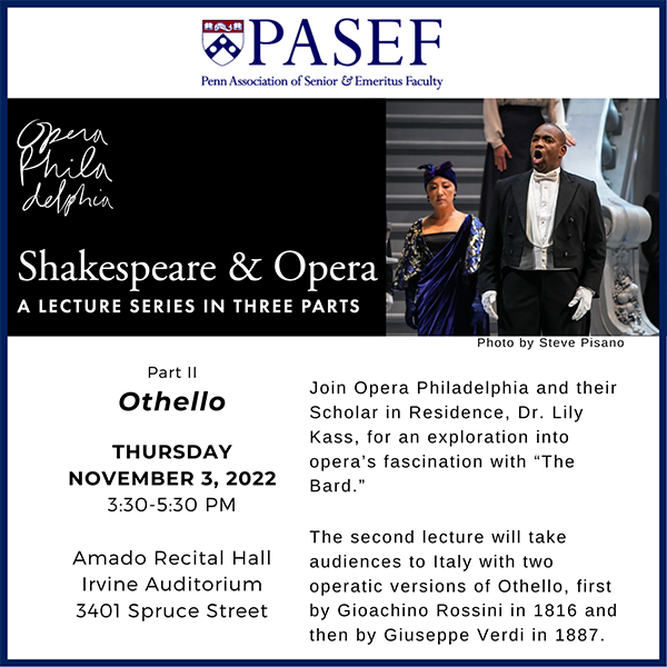 Shakespeare & Opera, Othello